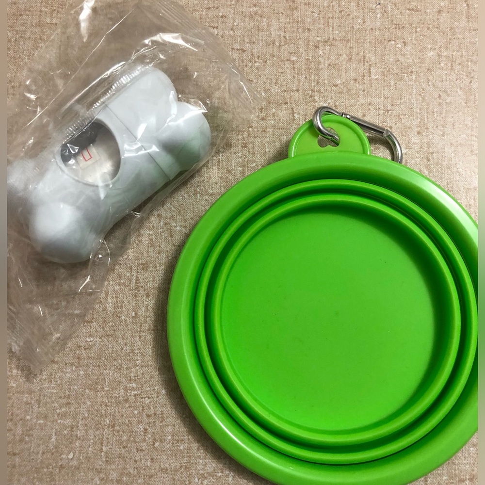 Doggy Bags and Bowl